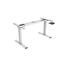 Sitz-Steh-Schreibtisch Euroseats weiß 800