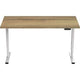 Sitz-Steh-Schreibtisch Euroseats weiß 800