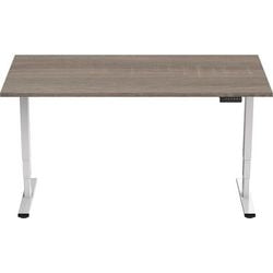 Sitz-Steh-Schreibtisch Euroseats weiß 800
