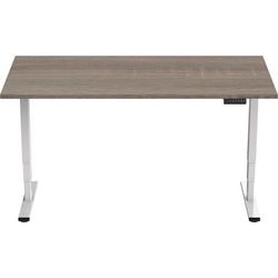 Sitz-Steh-Schreibtisch Euroseats weiß 800