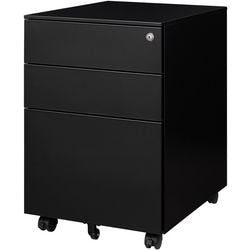 Schreibtischschubladeneinheit Euroseats schwarz 500