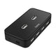 Hama USB-Hub mit Netzteil 200123 7 Ports Schwarz