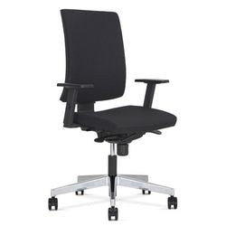 Bürostuhl Nowy Style Silber, Schwarz Navigo