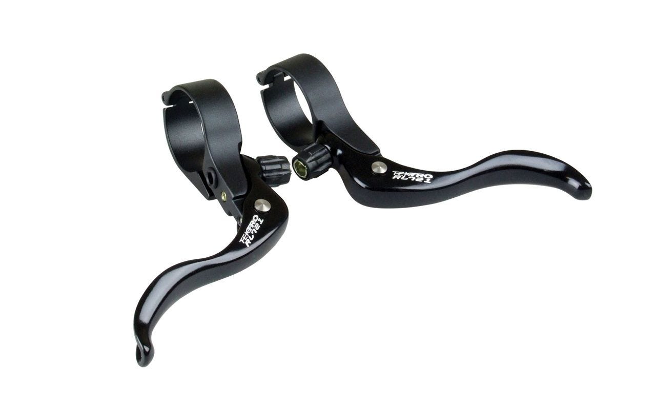 Bremshebelpaar Cantilever Tektro RL721 Cyclocross ø31,8 mm - schwarz