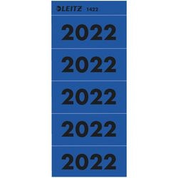 Jahresetiketten 2022 Leitz Blau 100 Stück