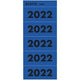 Jahresetiketten 2022 Leitz Blau 100 Stück