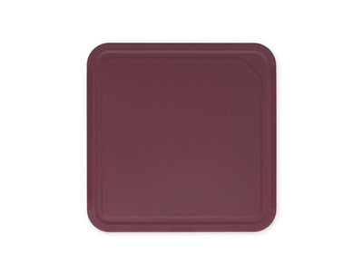 Brabantia Brabantia Lecker+ Schneidebrett 25x0,8x25 cm Aubergine rot