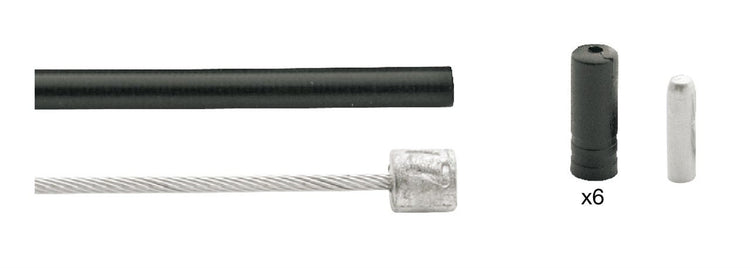 Cordo Kabelsatz Kabelsatz Einsteller Nexus 3 Umwerfer schwarz 180cm 225cm Edelstahl komplett