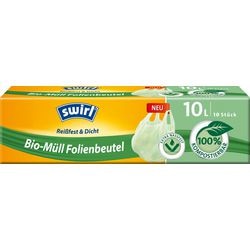 Wirbel Wirbel Bio -Pedal -Bimmer -Taschen mit Griff 10 l 10 Teilen