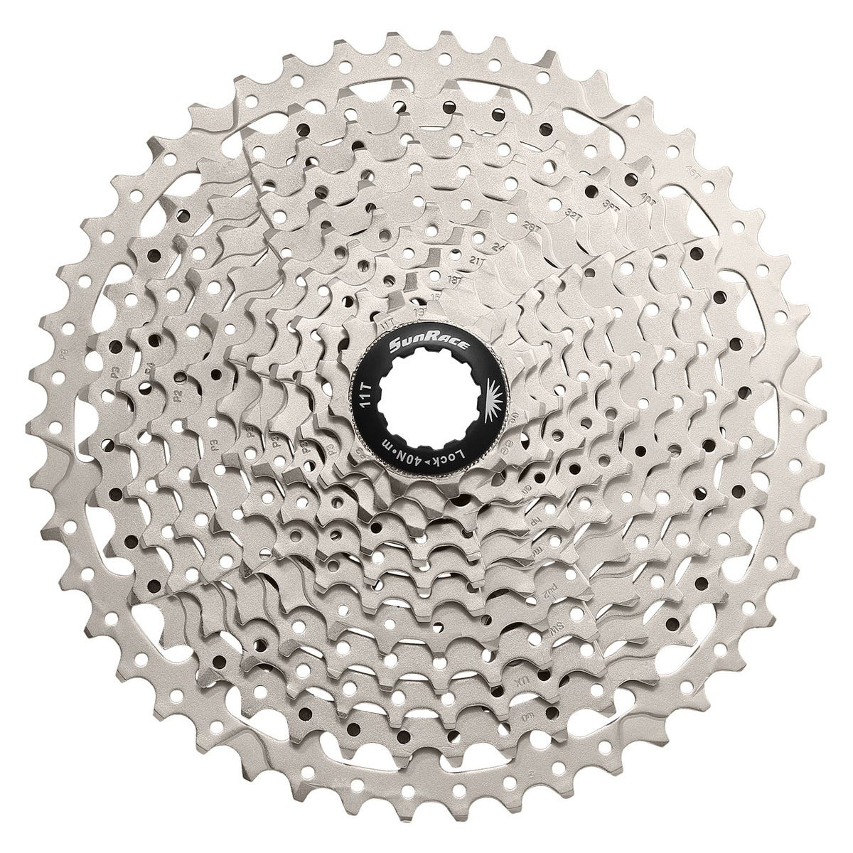 Sunrace CSMS8 Kassette 11 Geschwindigkeit 11-40t. Silber