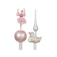 Decoris Peak Ballerina Schwan Glas 29cm