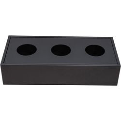 Pflanzgefäß Euroseats schwarz 900 (B) x 400 (T) x 200 (H) mm