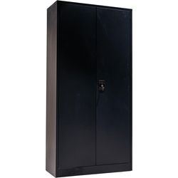 Flügeltürenschrank euroseats schwarz 900 (B) x 400 (T) x 1.850 (H) mm