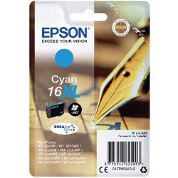 Epson 16XL Cyan-Tintenpatrone