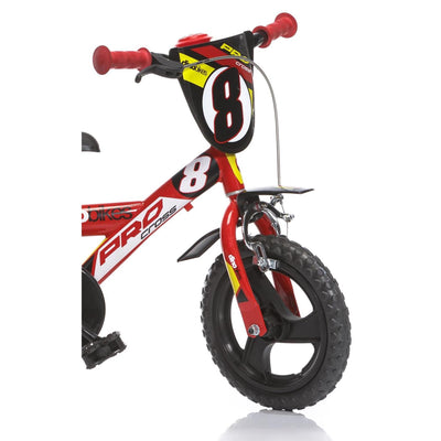 Dino Cross 12 Zoll 21 cm Jungen durchdrehen rot schwarz
