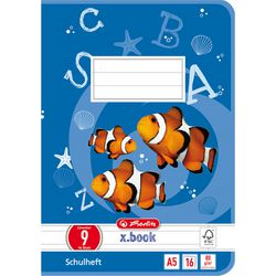 Schrift Herlitz A5 16 Blatt 09 Fische