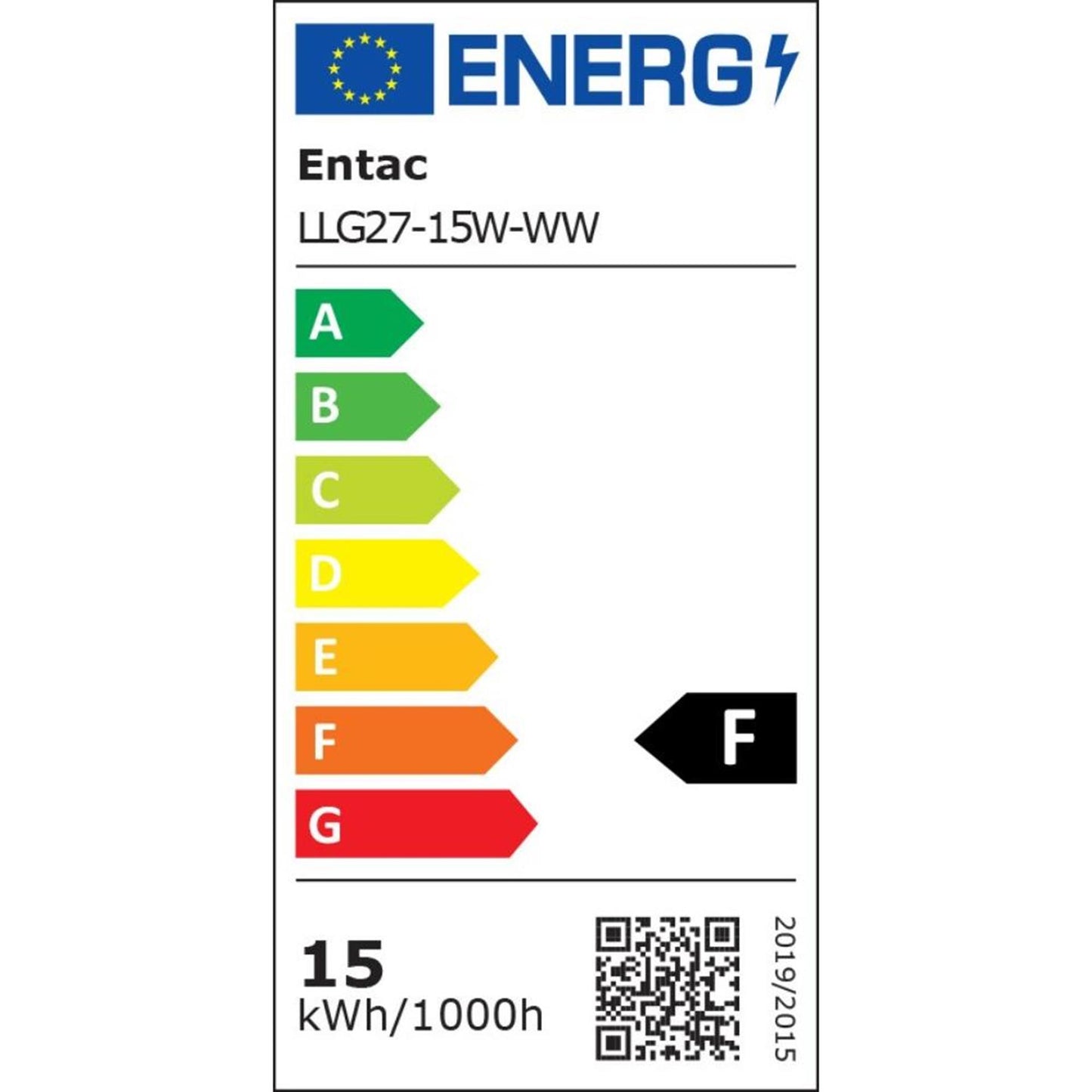 Entac LED-Lampe E27 15W 3000K WW 1340lm