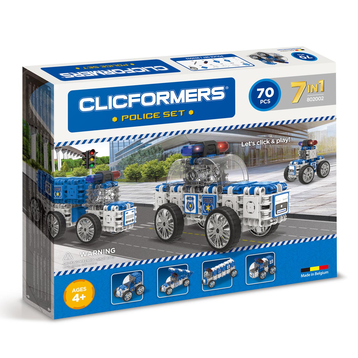 Die Polizei von Clicformers, 7-in-1, 70dlg