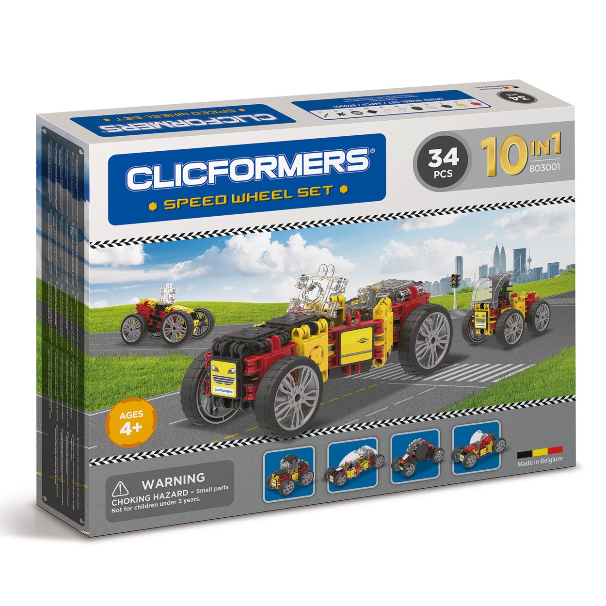 Clicformers - Rennwagen -Set