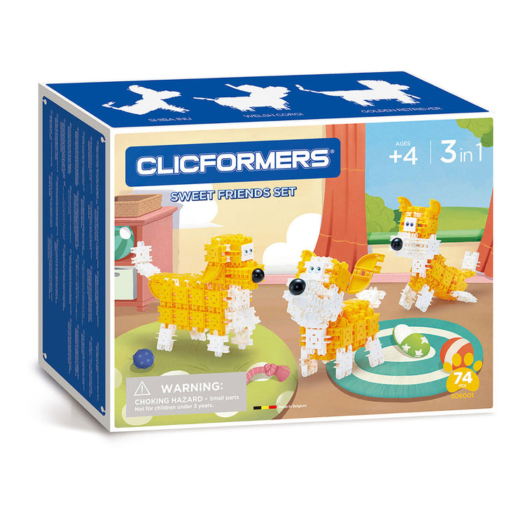 Clicformers PET-Set, 3-in-1, 74dlg.