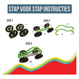 CLICS Spaghettez Bendy Buggy Flexible Gebäudestangen, 34dlg. - afbeelding 5
