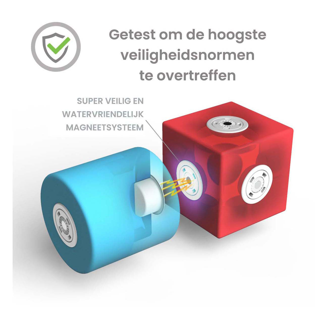 Blockaroo Magnetschaumblöcke, 60 Stk.