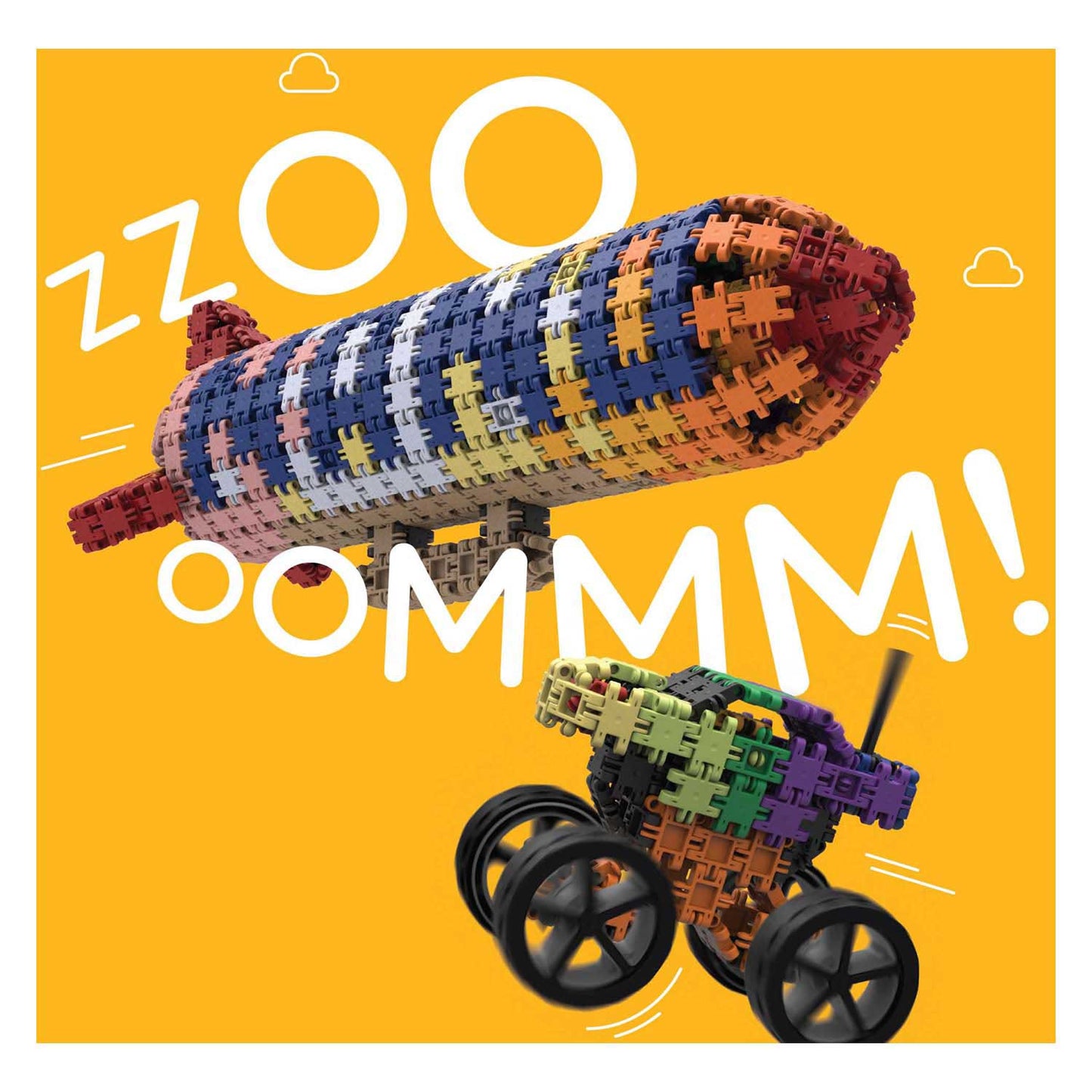 Clics Nano – Baukasten für kreative Baumeister – 1000 Teile.
