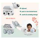 Clics Magimals Wheely Safari Box – 6 Stk. - afbeelding 2