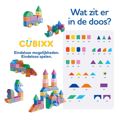 Cubixx Magnetisches Bauspielzeug – 64 Teile.