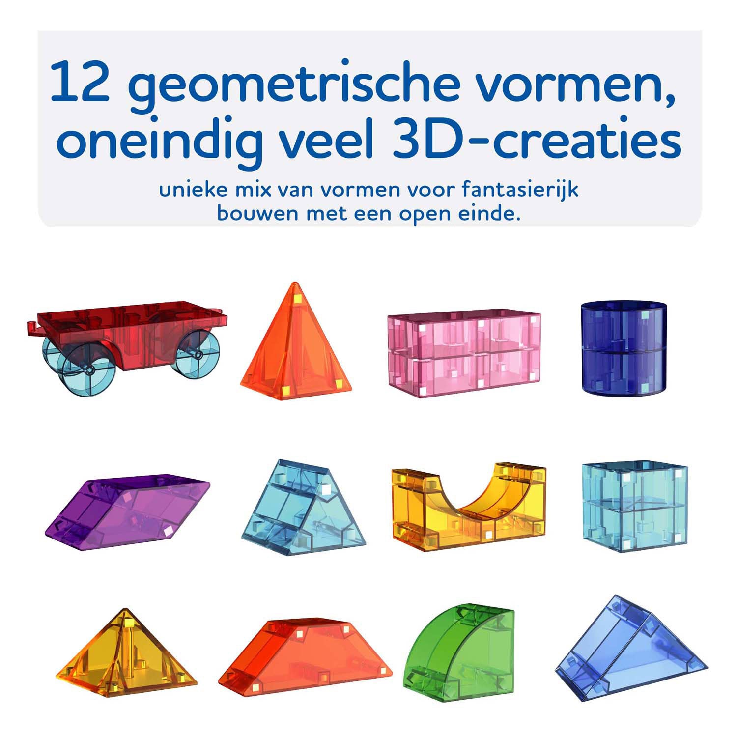 Cubixx Magnetisches Bauspielzeug – 64 Teile.