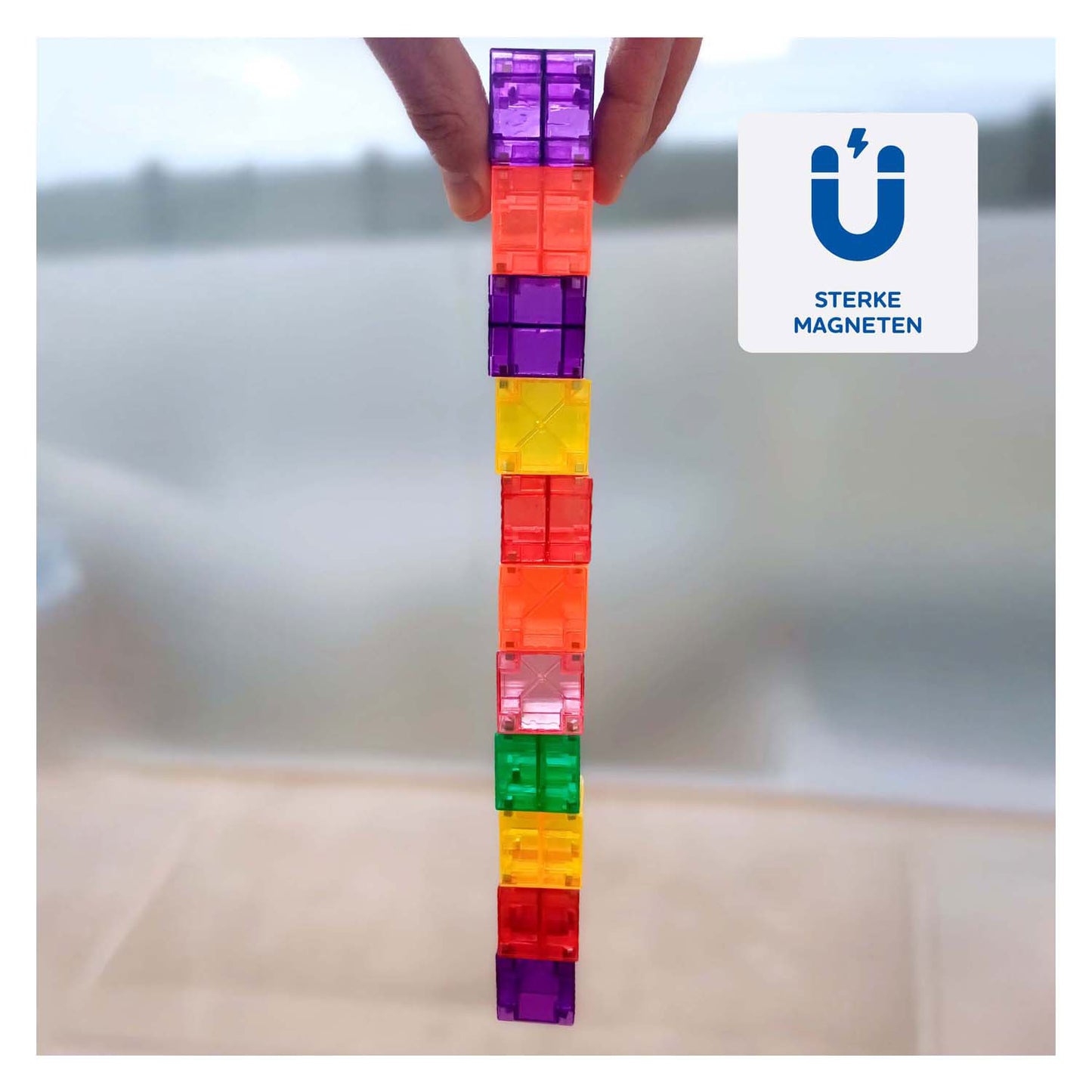 Cubixx Magnetisches Bauspielzeug – 64 Teile.