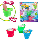 Toi-toys Furzknete in der Toilettenschüssel - 3 Stk. - afbeelding 1