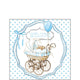 Ambiente Serviette 25cm Welcome Blue Baby