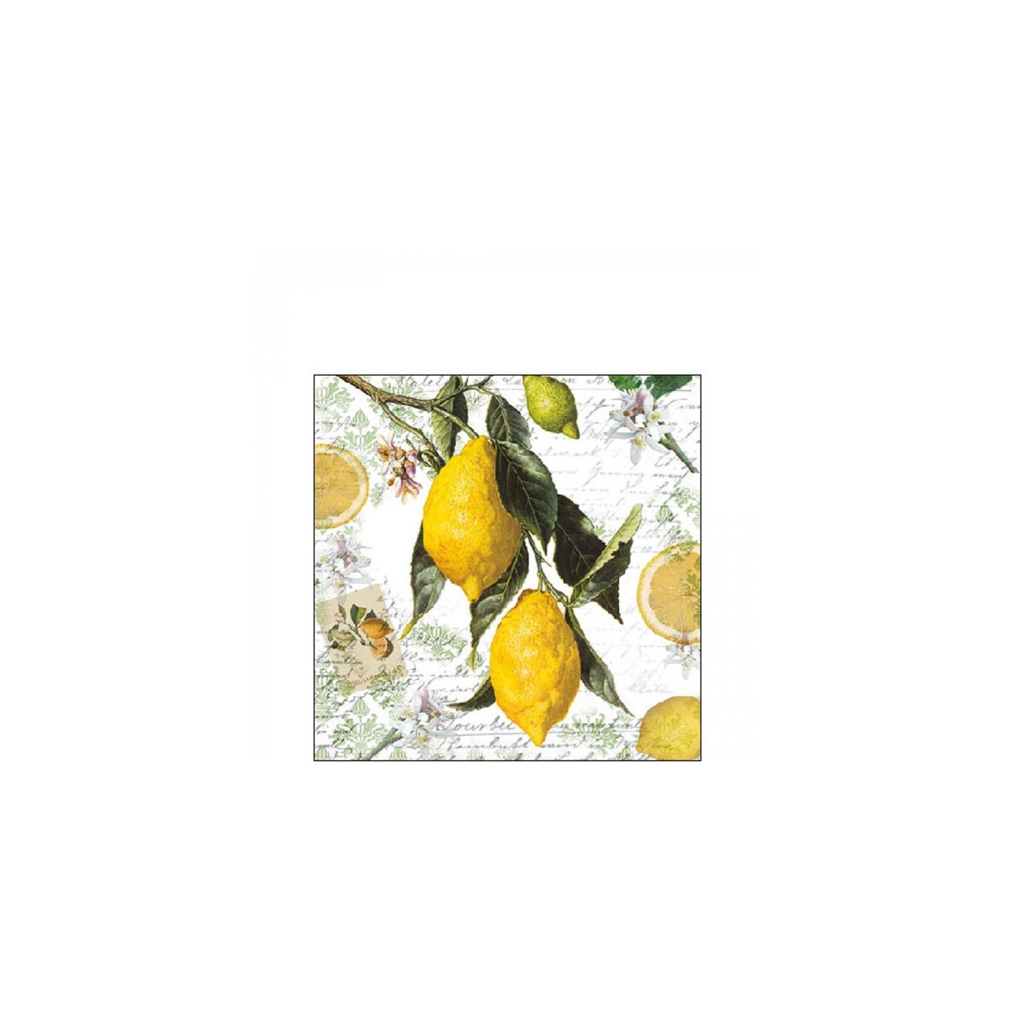 Ambiente Servietten Zitrone 25cm