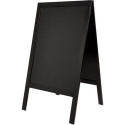 Gehwegschild schwarz PacB-135-BLK deflecto