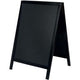 Gehwegschild schwarz PacB-85-BLK deflecto