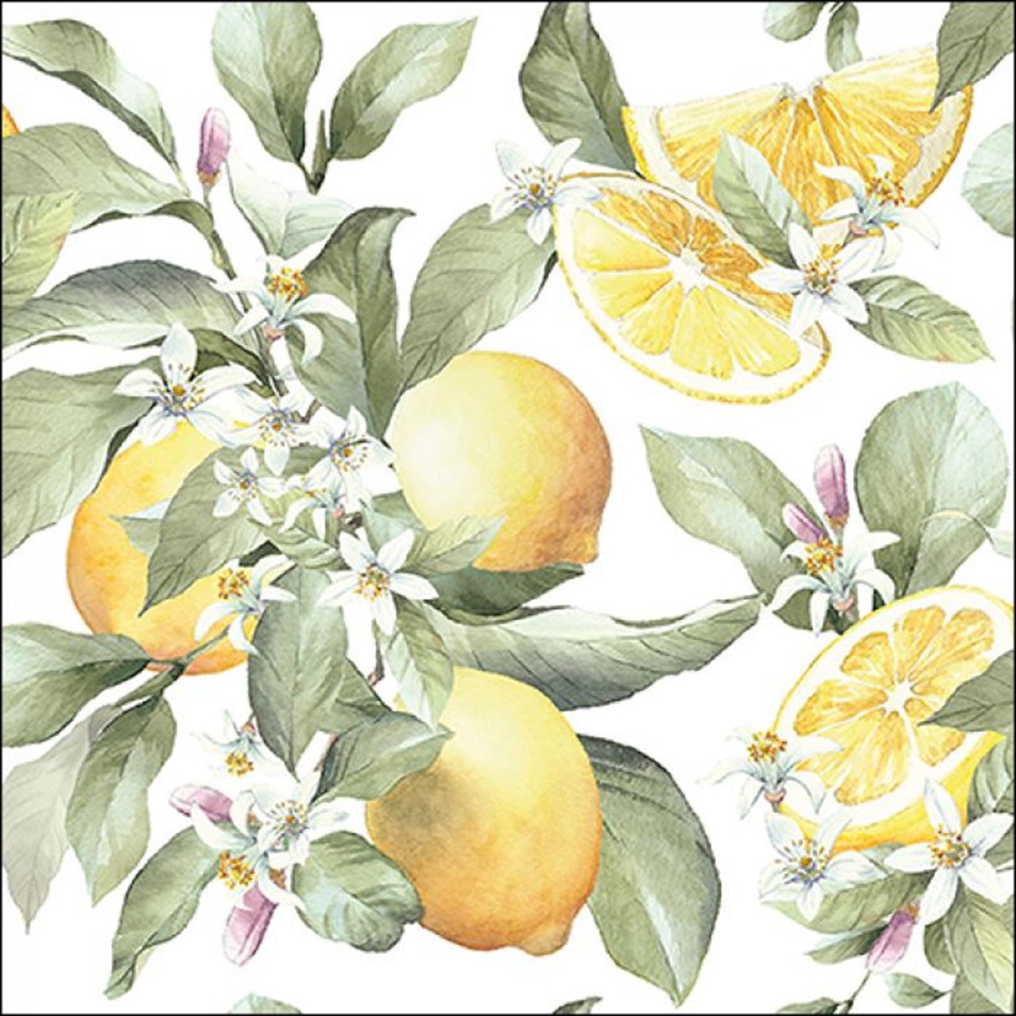 Ambiente Servietten Limoni 33x33cm