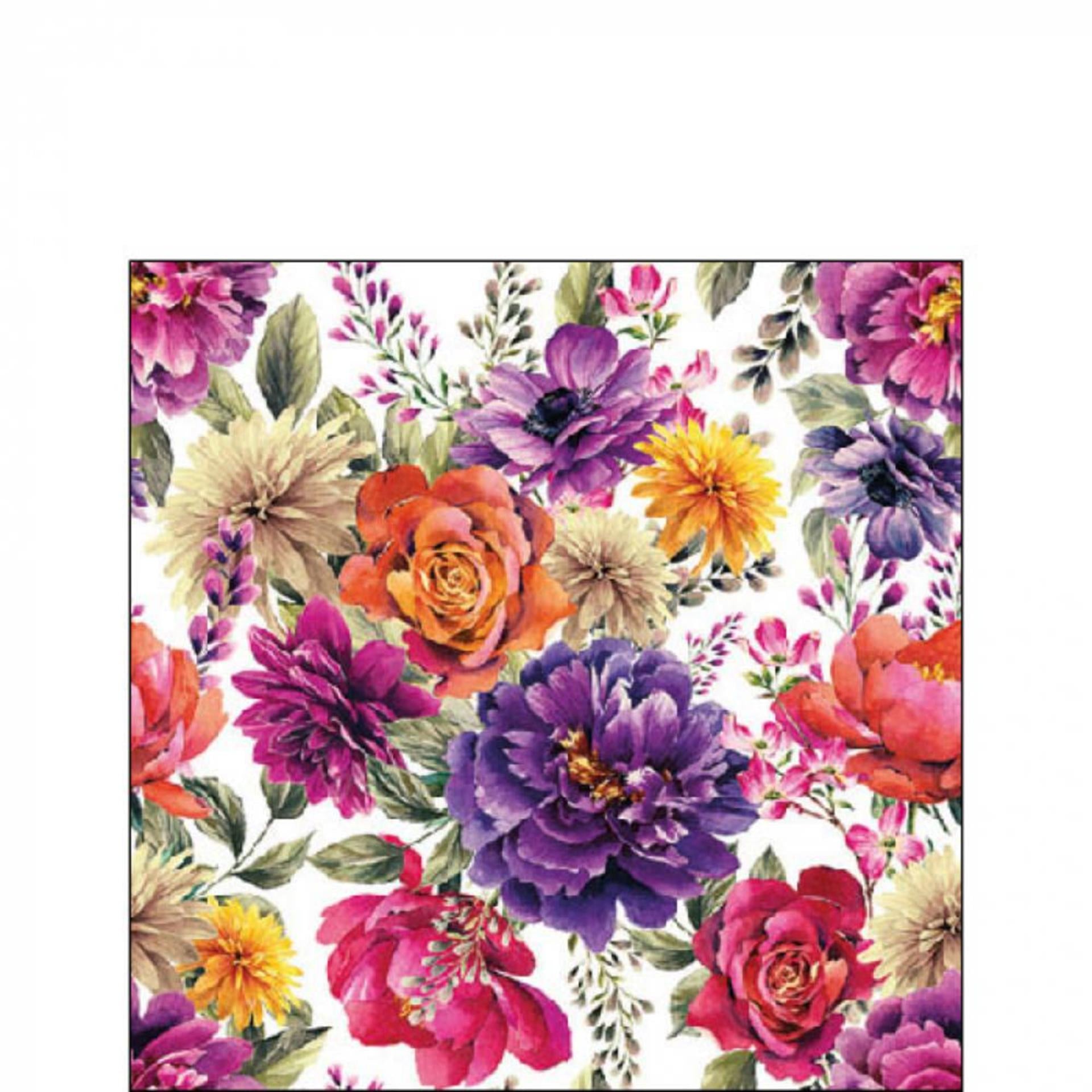 Ambiente Serviette 25cm Anne White FSC Mix