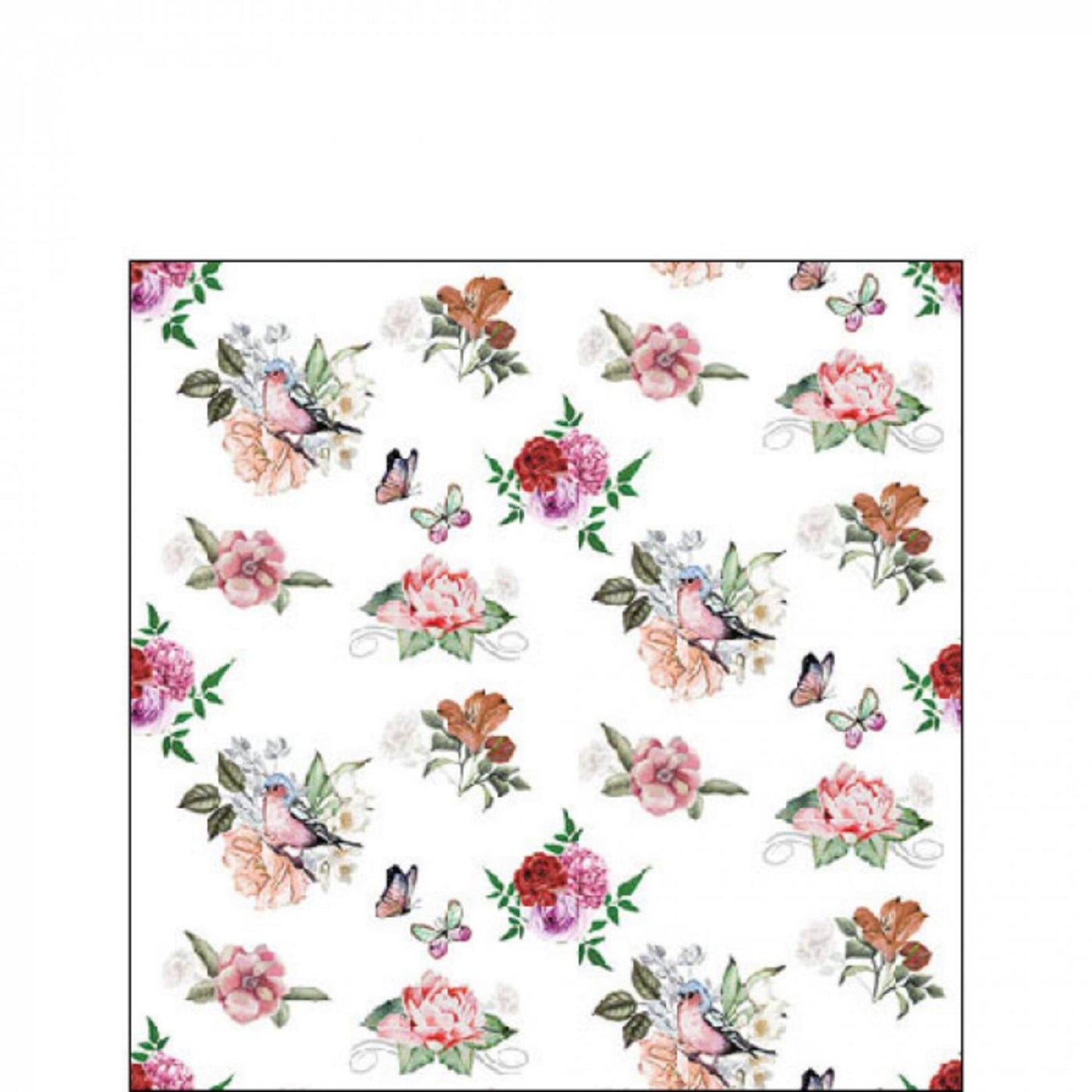 Ambiente Servietten Charlotte weiß 25cm