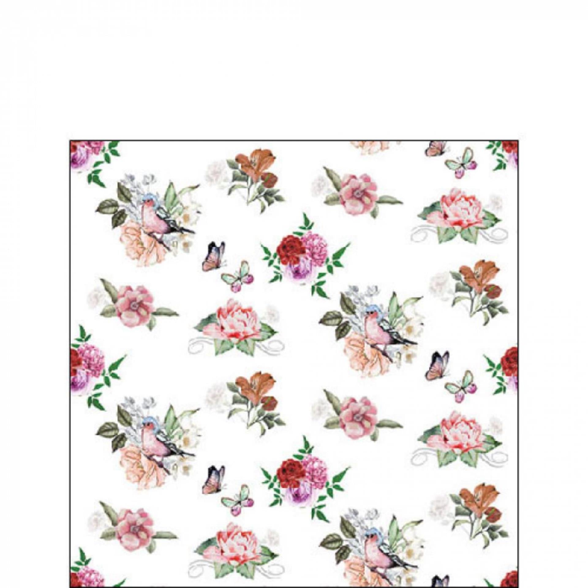 Ambiente Servietten Charlotte weiß 25cm