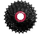 Kassette CSRX1 11S 11-28T STAEL SCHWARZ ROT - afbeelding 2
