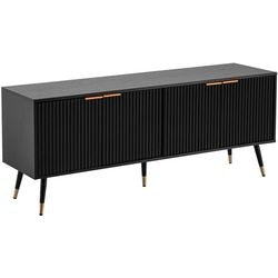 Wandschrank schwarz 150x60x39 Wohn-Lowboard