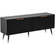 Wandschrank schwarz 150x60x39 Wohn-Lowboard