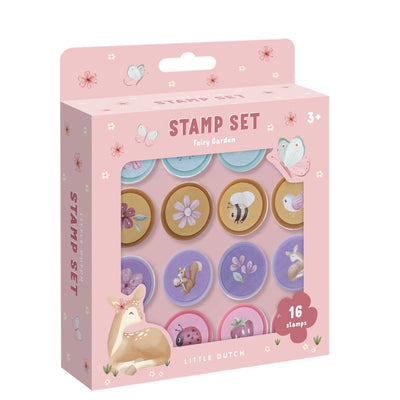 Bambolino Toys Little Dutch Stamps Fairy Garden – 16 Stück.