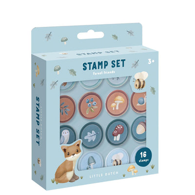 Bambolino Toys Little Dutch Stamps Waldfreunde – 16 Stück.