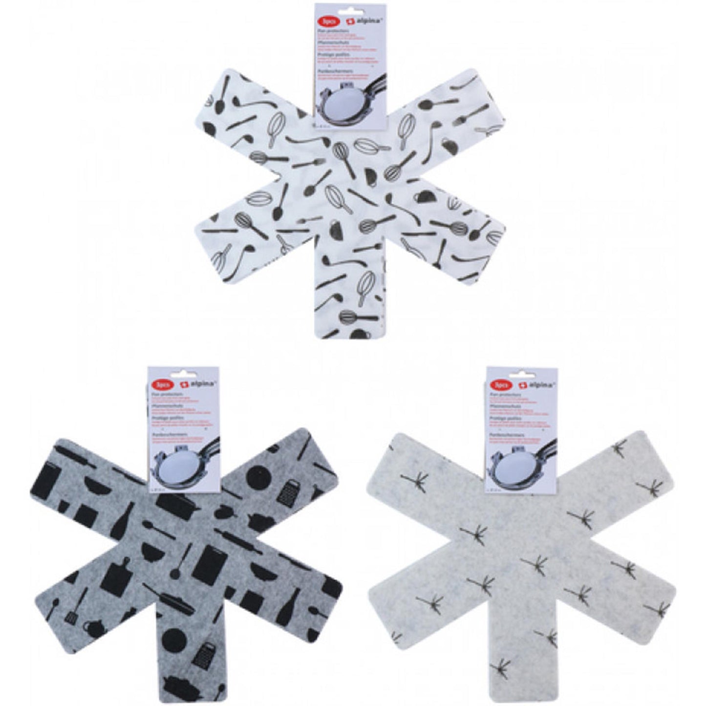 Lifetime Kochtopfschutz 38 cm, 3er Pack