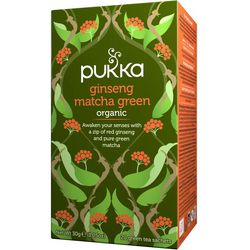 Tee Pukka Catering Ginseng Matcha
