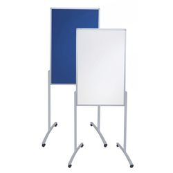 Präsentationstafel Frank aus lackiertem Stahl, magnetisch, freistehend, 760 x 1210 mm