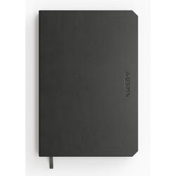 Schreibblock De Kempen A6 liniert, seitlich gebunden, Softcover, schwarz