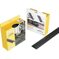 Kabelschutz d-line eu cc-1 schwarz 60 mm x 12 mm